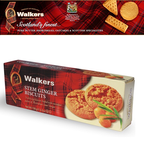 Bánh quy Walker bơ vị gừng 150gr